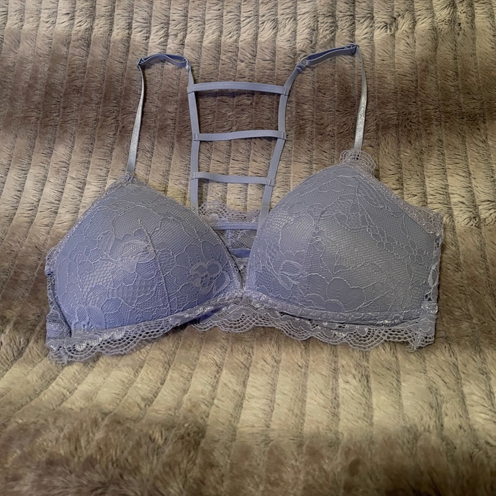 Lilac all over lace, ladder back, bralette